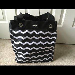 NWOT black chevron essential storage tote